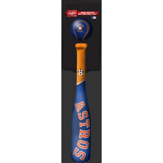 Limited Edition ☆☆☆ MLB Houston Astros Slugger Softee Mini Bat and Ball Set