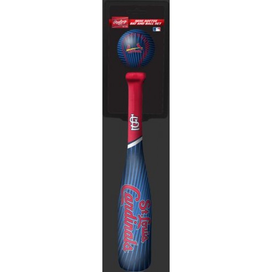 Limited Edition ☆☆☆ MLB St. Louis Cardinals Slugger Softee Mini Bat and Ball Set