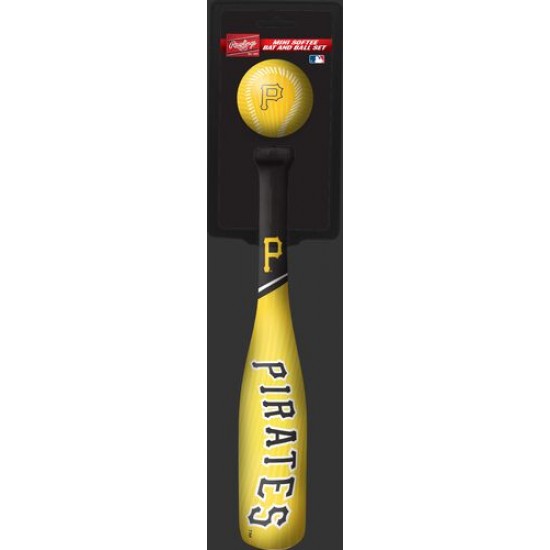 Limited Edition ☆☆☆ MLB Pittsburgh Pirates Slugger Softee Mini Bat and Ball Set
