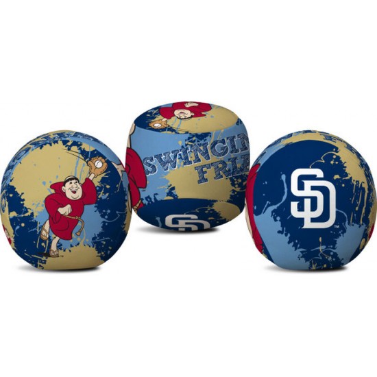 Limited Edition ☆☆☆ MLB San Diego Padres Quick Toss 4" Softee Baseball