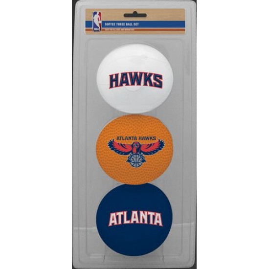 Limited Edition ☆☆☆ NBA Atlanta Hawks Three-Point Softee Basketball Set