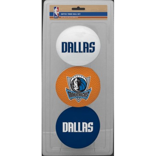 Limited Edition ☆☆☆ NBA Dallas Mavericks Three-Point Softee Basketball Set