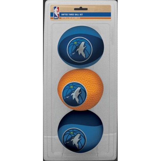 Limited Edition ☆☆☆ NBA Minnesota Timberwolves Three-Point Softee Basketball Set