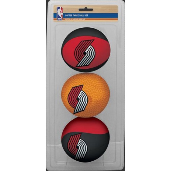 Limited Edition ☆☆☆ NBA Portland Trail Blazers Three-Point Softee Basketball Set