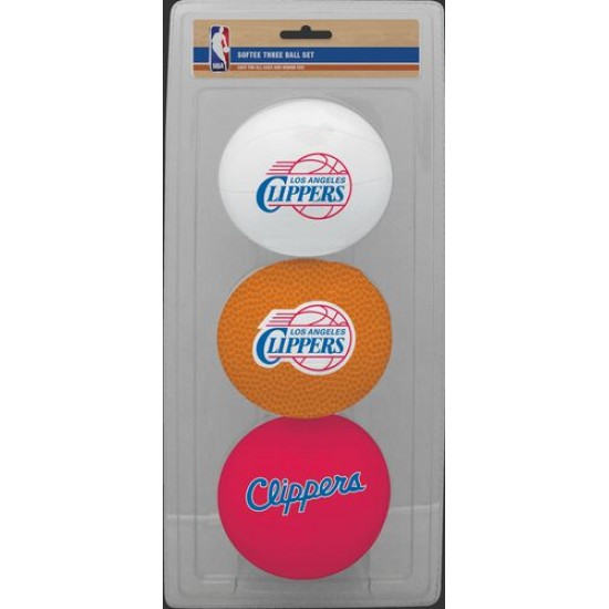 Limited Edition ☆☆☆ NBA Los Angeles Clippers Three-Point Softee Basketball Set