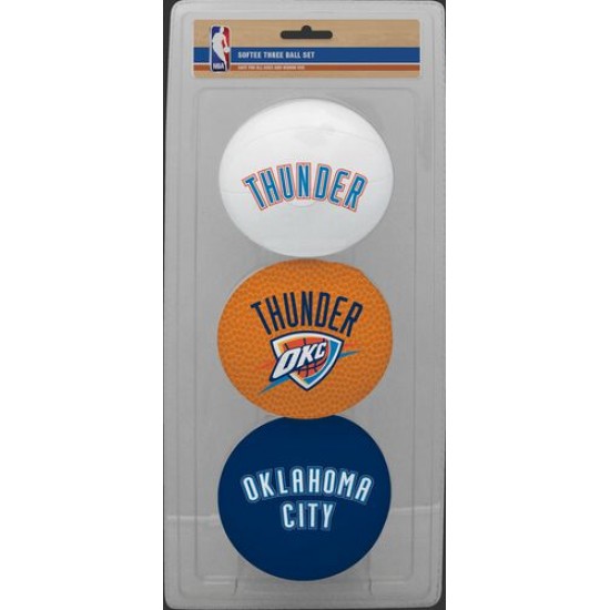 Limited Edition ☆☆☆ NBA Oklahoma City Thunder Three-Point Softee Basketball Set