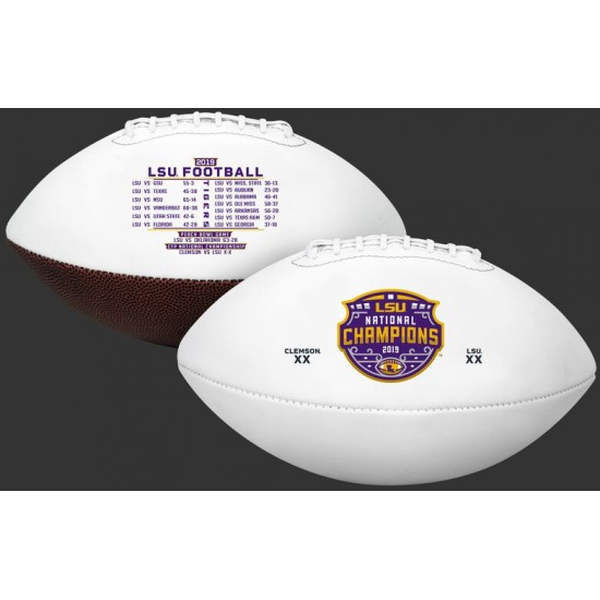 Limited Edition ☆☆☆ 2020 LSU Tigers College Football National Champions Full Sized Football