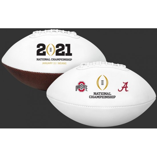 Limited Edition ☆☆☆ 2021 College Football National Championship Dueling Football