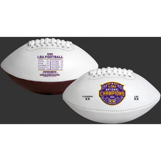 Limited Edition ☆☆☆ 2020 LSU Tigers College Football National Champions Youth Sized Football