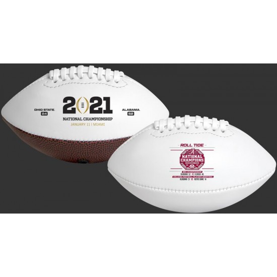 Limited Edition ☆☆☆ 2021 Alabama Crimson Tide College Football National Champions Youth Sized Football