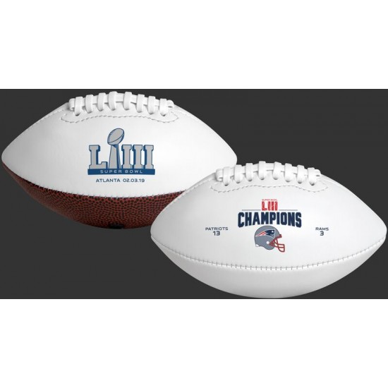 Limited Edition ☆☆☆ Super Bowl 53 Champions New England Patriots Youth Size Football