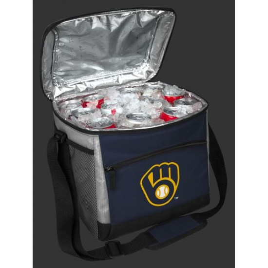 Limited Edition ☆☆☆ MLB Milwaukee Brewers 24 Can Soft Sided Cooler