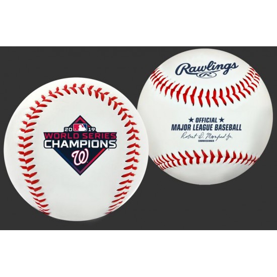 Discounts Online 2019 Washington Nationals World Series Champions Replica Baseball