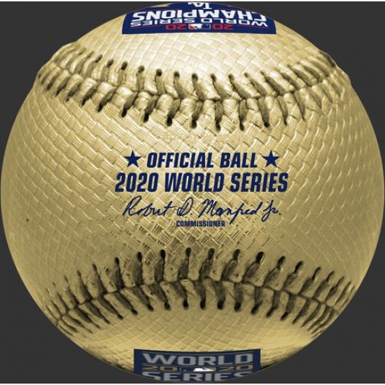 Discounts Online 2020 Los Angeles Dodgers Gold World Series Champions Replica Baseball