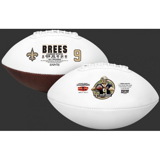 Limited Edition ☆☆☆ Drew Brees Retirement Full Size Football