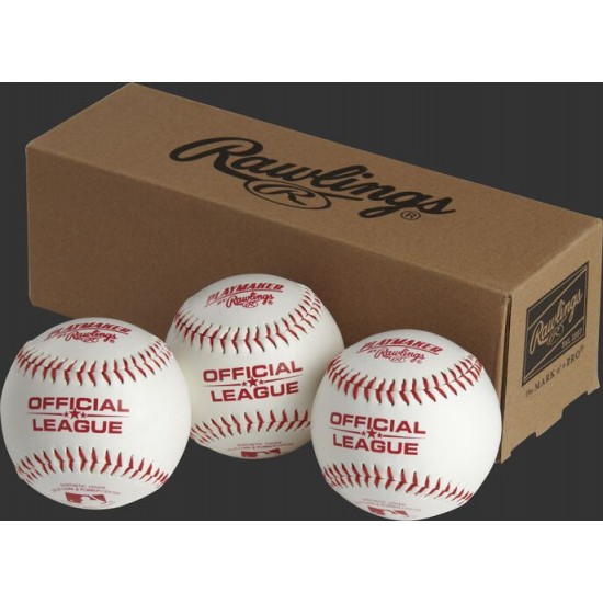 Discounts Online Official League Playmaker Baseballs | 3 pack